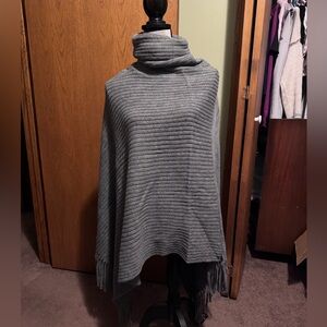 NWOT Sweater Poncho From London